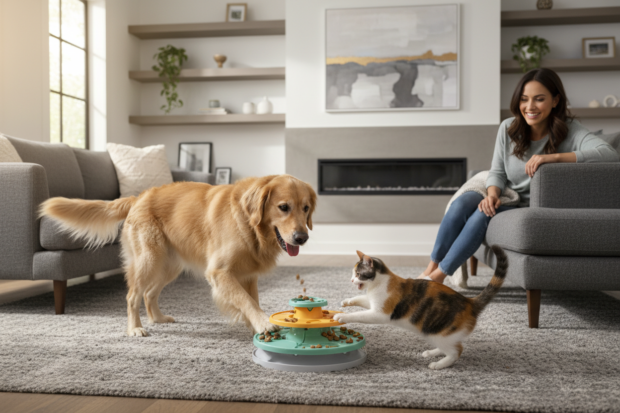 Interacting Treat Dispensing Toys