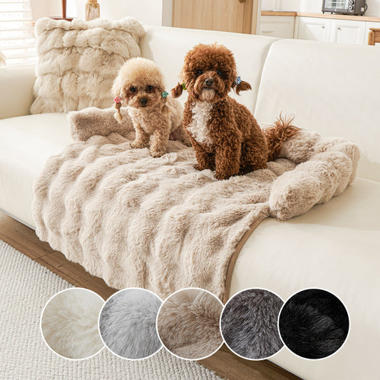 CloudNest thermal pet mat – plush non-slip comfort mat for dogs, cats, and rabbits
