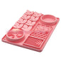Crystal rose pink LickLux Pro slow feeder mat – BPA-free food-grade silicone