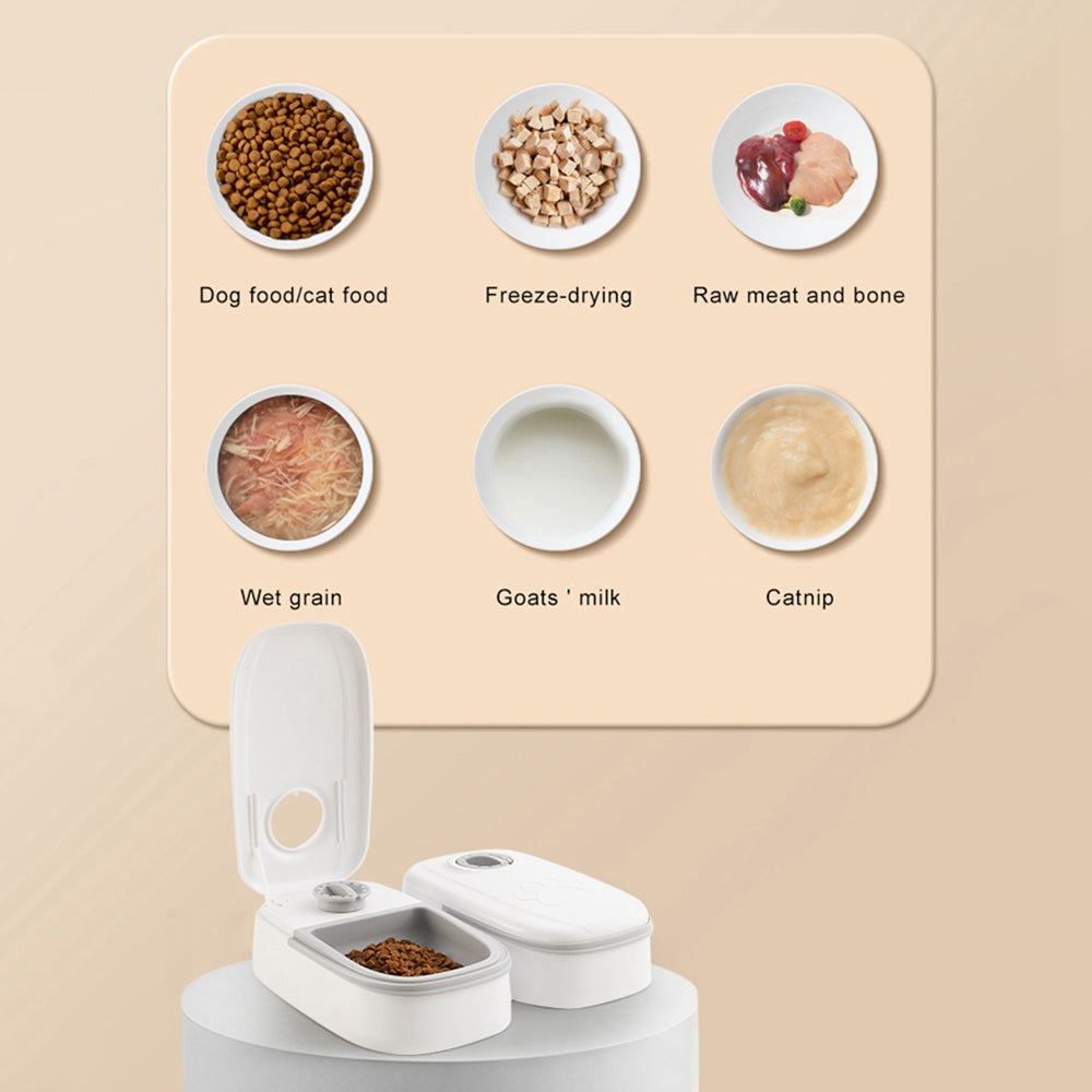 Gravity-fed water dispenser automatically refilling pet bowl