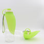 Green FlipSip leak-proof pet water bottle for dogs and cats, lightweight at 230g for easy carrying