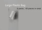 Grey PawClean Pro dog poop dispenser small size folded closed – portable pet waste bag holder for small dog breeds
