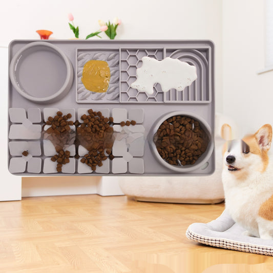LickLux Pro slow feeder mat – premium silicone lick mat for dogs and cats