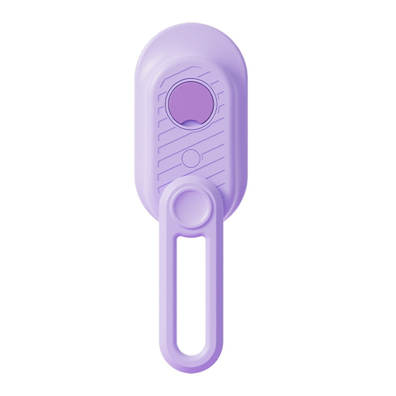Light purple 3-in-1 electric steam pet grooming brush – single brush