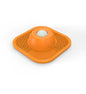 Orange SlowBowl pet slow feeder bowl for dogs — top view showing maze pattern for slow eating and digestion

