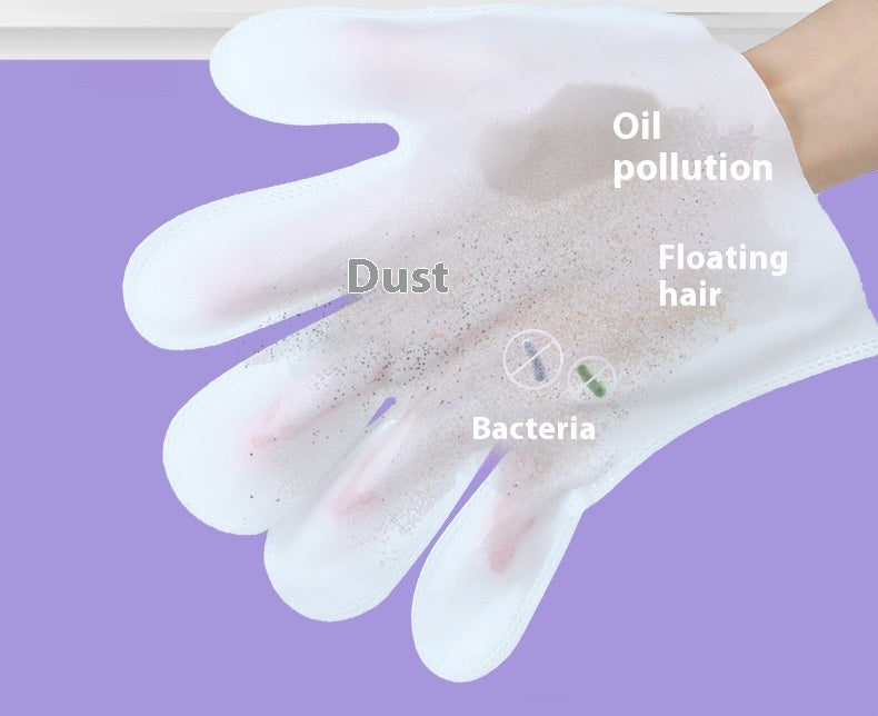 PawWipe pet cleaning glove wiping dog's paws after outdoor walk — quick and hygienic clean-up

