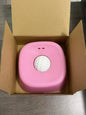 Pink slow-feeding non-slip lick bowl for dogs and cats
