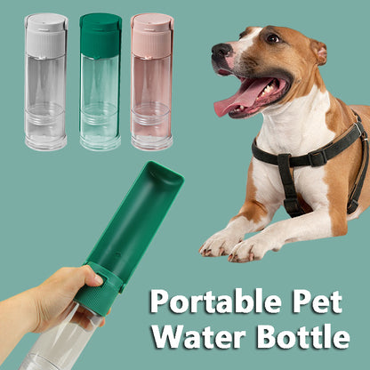 SipSnack 2-in-1 portable pet water bottle and feeder full product hero shot on clean white background
