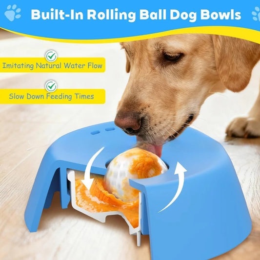 Slow-feeding non-slip lick bowl for dogs and cats – all colour variants