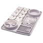Stone lilac gray LickLux Pro slow feeder mat – dishwasher safe pet lick mat