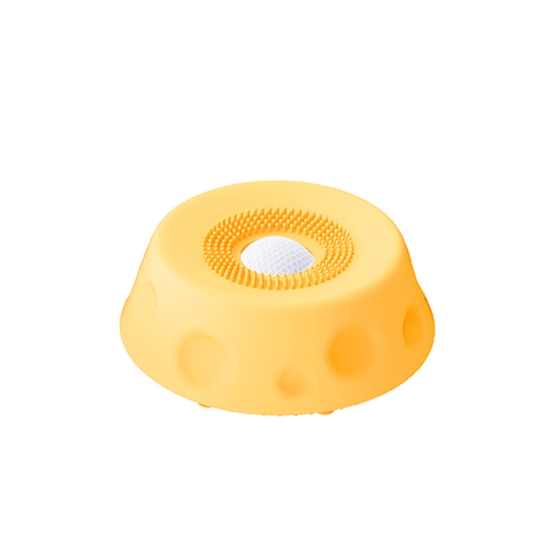 Yellow SlowSip silicone lick bowl Generation 1 compact for small dogs cats and rabbits — starter slow feeder

