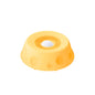 Yellow SlowSip silicone lick bowl Generation 1 compact for small dogs cats and rabbits — starter slow feeder

