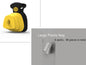 Yellow foldable dog poop bag dispenser set big size – PawClean Pro pet waste picker with 60 included waste bags
